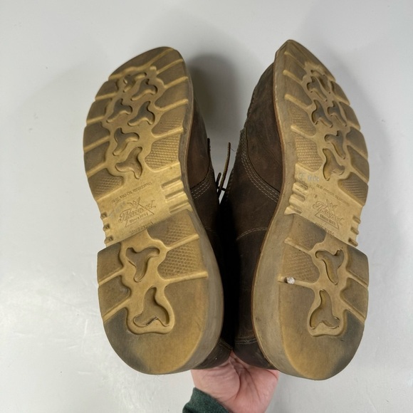 Thorogood Men’s Brown Leather Lace Up Work Boots Size 14 - Picture 6 of 8